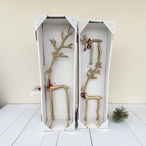 Gold Reindeer Wall Decor